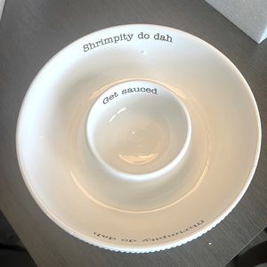 Mud pie Shrimp cocktail serving bowl